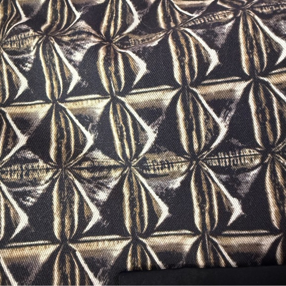 Love Moschino Black and Gold-Tone Geometric Blazer Jacket Women’s Sz 4 - Picture 7 of 8